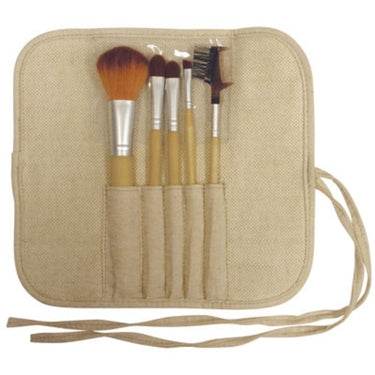 Bamboo Cosmetic Brush Set / 5 Brushes by Fantasea