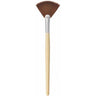 Bamboo Fan Mask Brush / 7"L