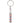 Barber Pole Keychain by Scalpmaster
