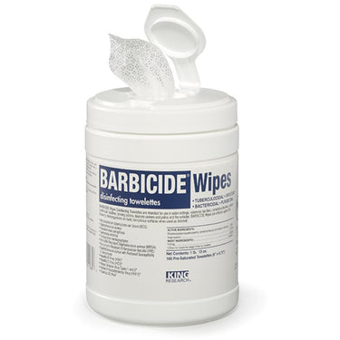 Barbicide Disinfecting Wipes - Hospital-Grade EPA Approved Broad-Spectrum Disinfectant Wipes / 160 Count