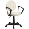 Baseball Themed Spa/Salon Technician Chair with Arms by BIGA