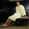 Basic Kimono Robe - Full Loop Terry 100% Cotton - 12 oz. / Ecru by Boca Terry