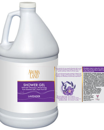 Bath & Shower Gel - Lavender / 1 Gallon by Aromaland