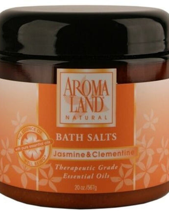 Bath Salts - Jasmine & ; Clementine 20 oz. / 6 Pack - Gifts / Wedding Favors / Retail by Aromaland