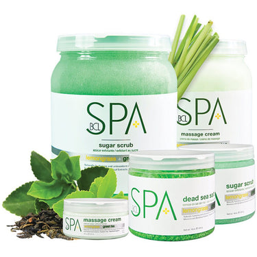 BCL Spa Pedicure Scrub - Lemongrass & Green Tea / 64 oz.