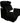 Beatrice Shampoo Chair Station - Black/Black/Black by Deco Salon Furniture