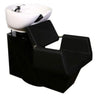 Beatrice Shampoo Chair Station - Black/Black/White by Deco Salon Furniture