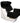 Beatrice Shampoo Chair Station - Black/White/Black by Deco Salon Furniture