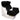 Beatrice Shampoo Chair Station - Black/White/Black by Deco Salon Furniture