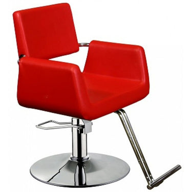 Beatrice Styling Chair - Red by Deco Salon Furniture