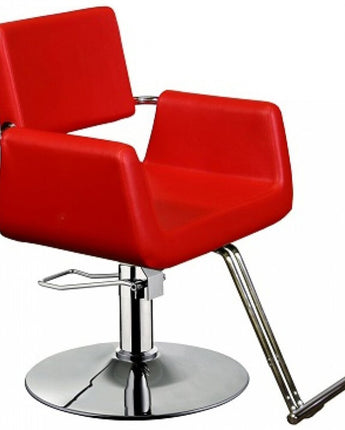 Beatrice Styling Chair - Red by Deco Salon Furniture