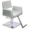 Beatrice Styling Chair - Silver by Deco Salon Furniture
