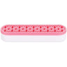Beauty Tool Organizer - Flexible Silicone - Pink & White / Case of 12