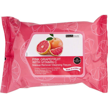 Beauty Treats - Pink Grapefruit Make-Up Remover Cloths / 12 Packs of 30
