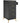 Belle Free-Standing Styling Station Cabinet / Black by Deco Salon Furniture