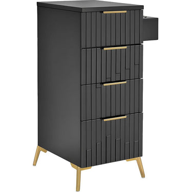 Belle Free-Standing Styling Station Cabinet / White by Deco Salon Furniture