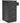 Belle Wall-Mount Styling Station Cabinet / Black by Deco Salon Furniture