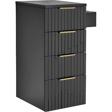 Belle Wall-Mount Styling Station Cabinet / White by Deco Salon Furniture