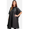Betty Dain Black Jaguar Bleach Proof All Purpose Cape / 45" W x 58" L