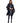 Betty Dain Hands Free All Purpose Cape / Waterproof Coating - Bleach-Proof - Chemical-Proof - Snap Closure - BLACK / 45"W X 58"L