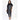 Betty Dain Solid Shampoo Cape - Black - Velcro Closure / 36"W x 54"L