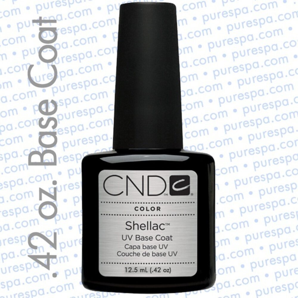 BIGGER SIZE! CND Shellac Base Coat / 0.42 oz. - 12.5 mL.- The 14 Day M ...