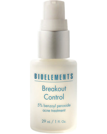 Bioelements Breakout Control - 5% Pharmaceutical Grade Benzoyl Peroxide Lotion for Acne Breakouts / 1 oz.