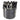 Black 100/180 3-1/2" Mini File Bucket / 100 Count by DHS Products