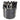 Black 100/180 3-1/2&quot; Mini File Bucket / 100 Count by DHS Products