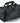 Black Carryall Make-Up Bag with Brush Holder + Removable Pouch / Case of 10