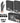 Black Nitrile Disposable Exam Gloves - MEDIUM / Black Color / 4 Mil Thickness / 100 per Box / Case of 10 Boxes = 1,000 Gloves