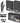 Black Nitrile Disposable Exam Gloves - SMALL / Black Color / 4 Mil Thickness / 100 per Box / Case of 10 Boxes = 1,000 Gloves