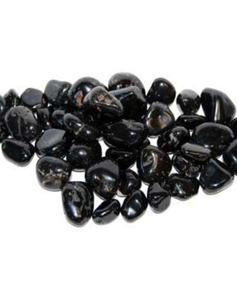 Black Onyx Gemstone Mani/Pedi Stones - Promotes Steadfastness and Determination / 1 lb. by Gemstone Mani-Pedi