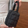 Black Puffer Cosmetic Bag