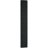 Black Square Cushion Nail File - 100/180 Grit - 7"L × 1"W by DL Pro