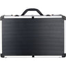 Black Stripe Professional Barber Portable Travel Case with Shears Holder And Clipper Pockets by TruCase