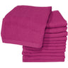 Bleach Proof Towels / Burgundy - 16" x 27" / 1 Dozen by Soft 'N Style