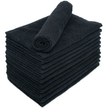 BleachSafe&trade; Salon Towels - 15" x 26" - BLACK / 1 Dozen