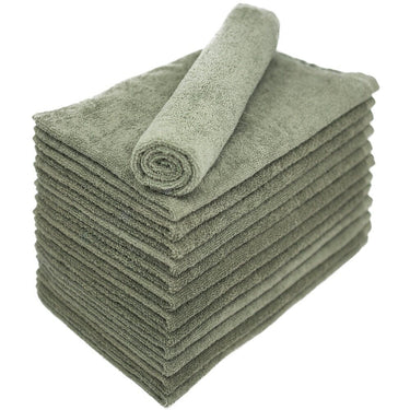BleachSafe&trade; Salon Towels - 15" x 26" - MOSSTONE GREEN / 1 Dozen