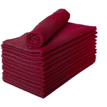 BleachSafe&trade; Salon Towels - 15" x 26" - WINE RED PLUM / 1 Dozen
