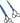 Blu Shear Duo Set - 5-3/4" Shear & Thinning Shear by JW Shears