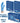 Blue Nitrile Disposable Gloves - X-SMALL / Blue Color / 3 Mil Thickness / 100 per Box / Case of 10 Boxes = 1,000 Gloves
