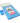 Blue Sponge Board - 240/240 Fine - 1" Mini Block / 1,512 Mega Case by DHS Products