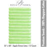 Boca Terry 100% Ringspun Cotton Premium Towels - 35" x 68" - 468 GSM / Sunrise Yellow / 12 Count