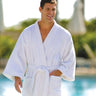 Boca Terry Kimono Robe Terry / 48" Center Back Length, 17" Sleeve Length / White