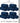 Boca Terry Spa-Salon Towels - 100% Ringspun Cotton - 16" x 27" - 373 GSM / Navy Blue / 12 Count
