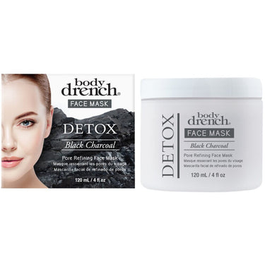 Body Drench - Detox Black Charcoal Pore Refining Mask / 4 oz. - 120 mL.