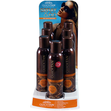 Body Drench - Quick Tan Display with Tester / (6) 6 oz. Instant Bronzing Sprays + (1) 6 oz. Tester.