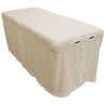 Body Linen Tranquility&trade; Microfiber Massage Table Skirts - 32.25"W x 73"L x 24"H. 120 GSM - Stain Resistant / Color: Natural by Body Linen