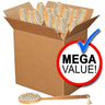 Body Massager with Wooden Nibs and Detachable Wood Handle / Mega Pack of 72
